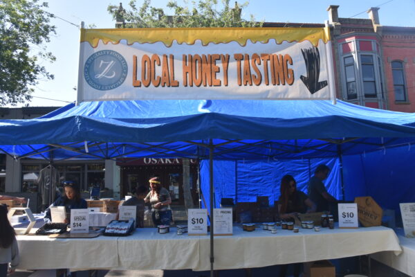 booth at California Honey Festival