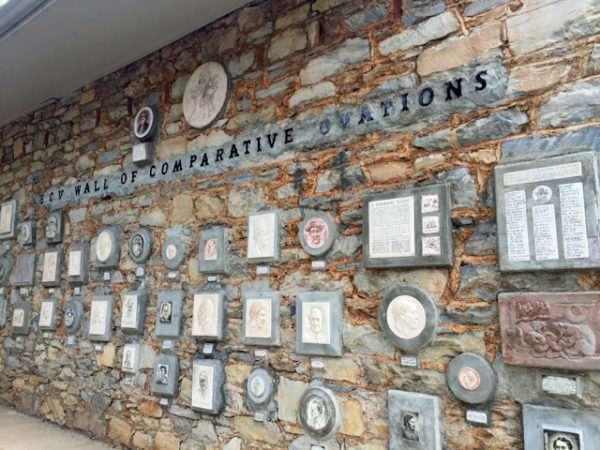 ECV wall of comparative ovations