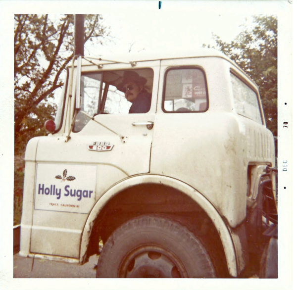 Holly Sugar Truck with driver